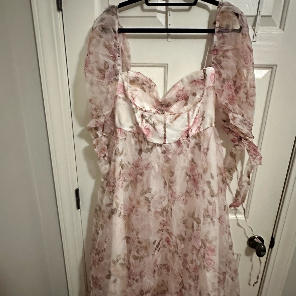 Floral Chiffon Dress